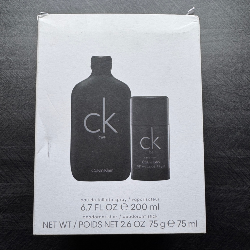 CK Be by Calvin Klein Men’s Perfume 2pc Gift Set EDT 200ml Deodorant 75ml
